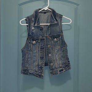 American Eagle Denim Vest